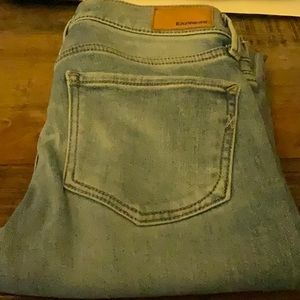 Express Stretch Legging Mid Rise Dark Denim Jeans Women’s Size 0R